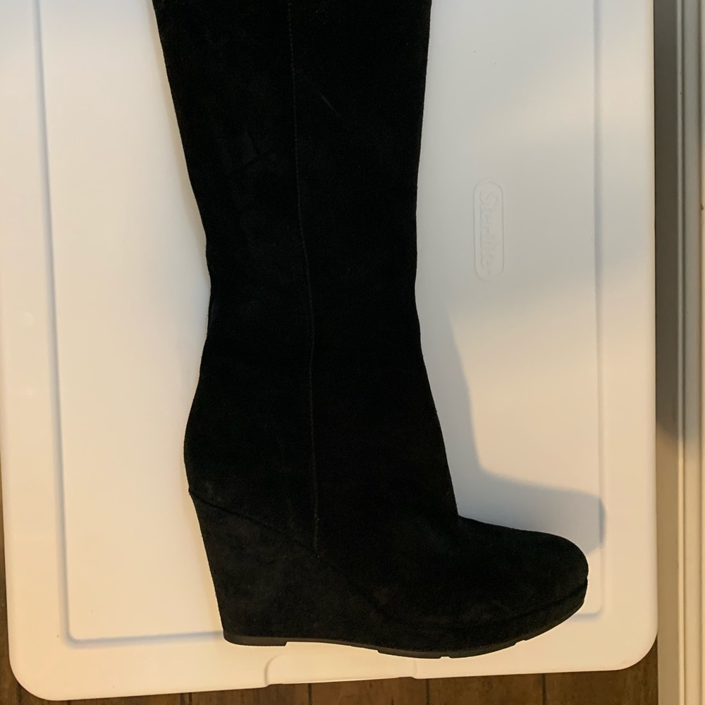 Via spiga wedge boots